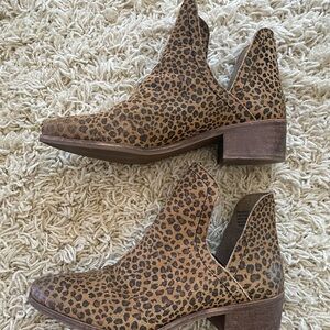 Coconuts by Matisse Leopard Print Ankle Boots